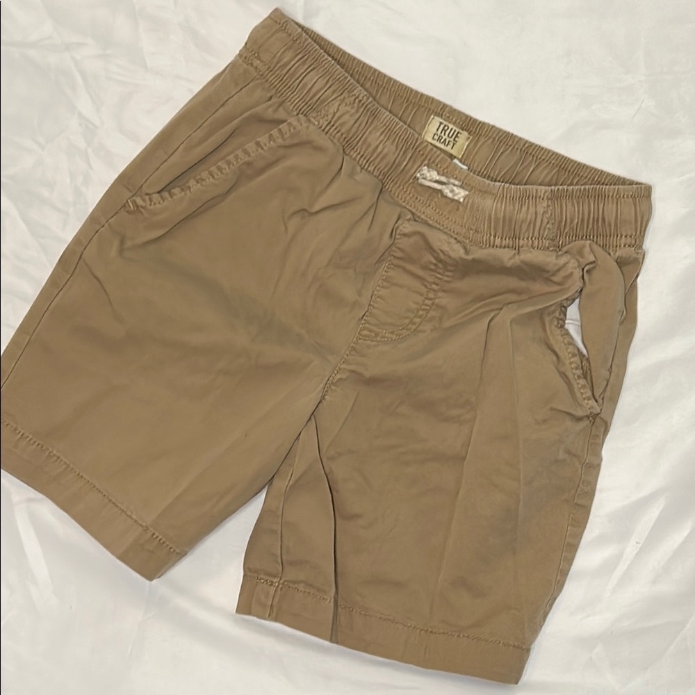 True Craft Tan Relaxed Fit Shorts